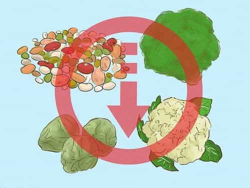 снизьте потребление продуктов с высоким содержанием клетчатки